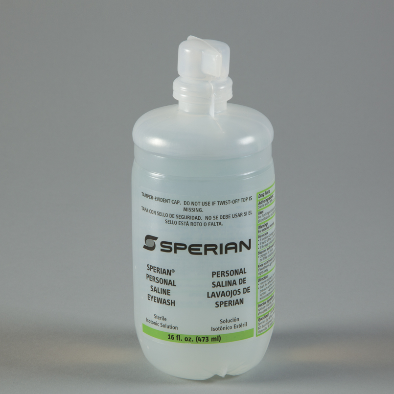 Eyewash Solution Sperian 473 mL Replacement Bott .. .  .  